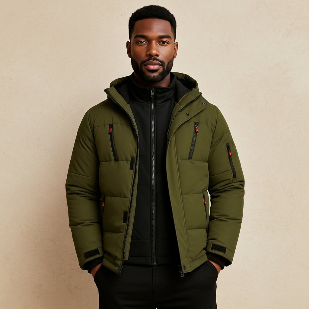 Men’s Hooded Winter Puffer Jacket