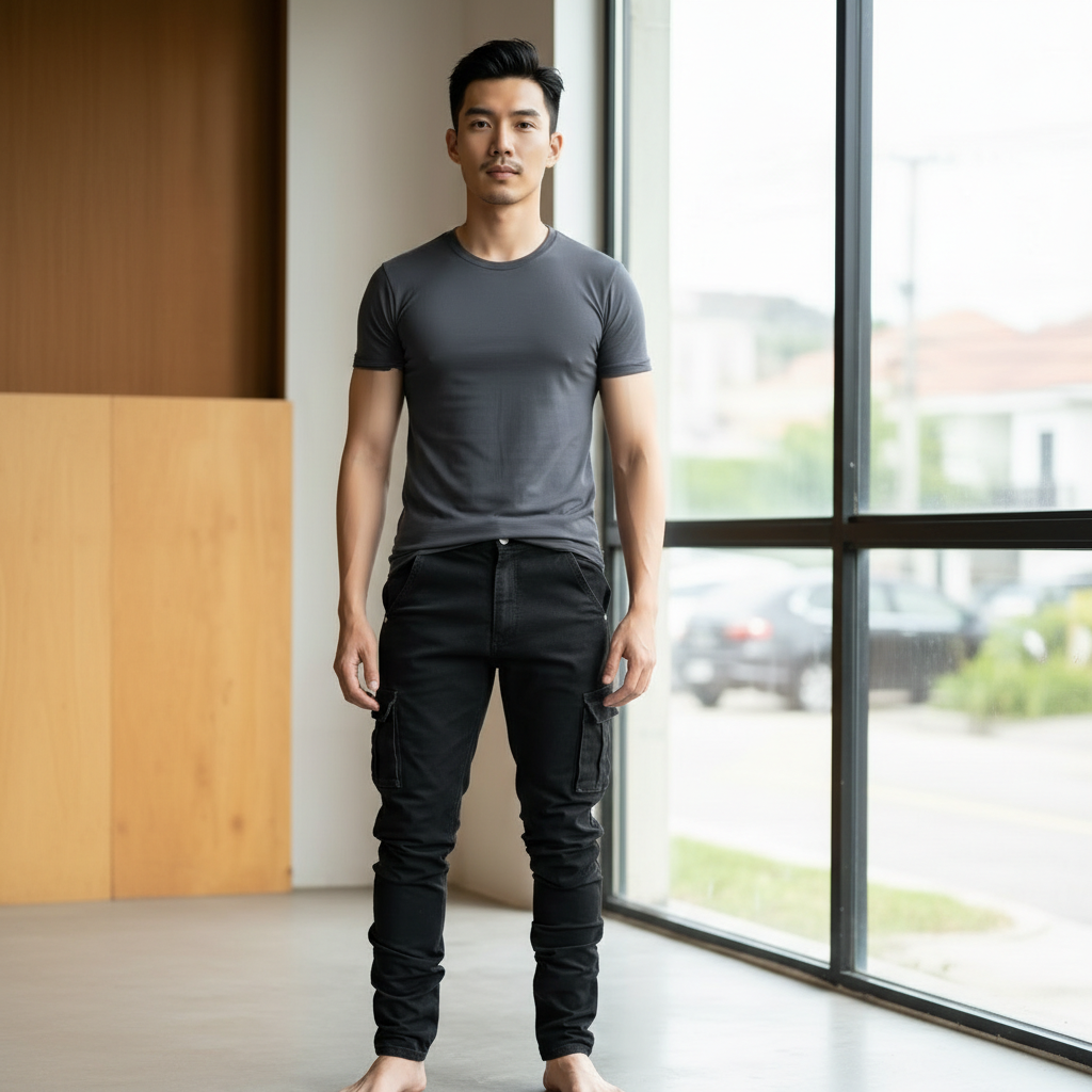 Men’s Slim Fit Cargo Pants Urban Style