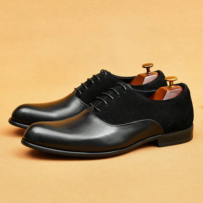 Men’s classic formal dress shoes with cushioned footbed for business wear
