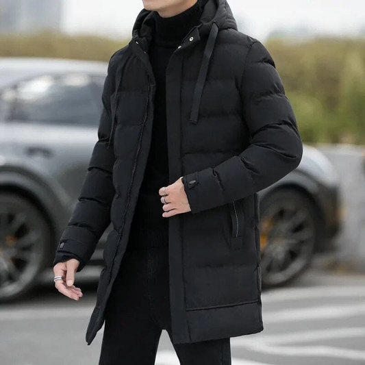Men’s insulated winter coat warm cold weather jacket