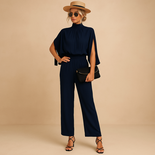 Women’s summer jumpsuit with adjustable straps and casual design