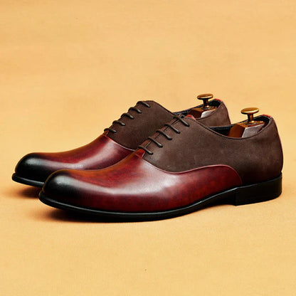 Men’s classic formal dress shoes with cushioned footbed for business wear