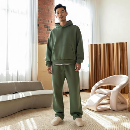 Men’s Casual Two Piece Set Loose Fit Matching Outfit