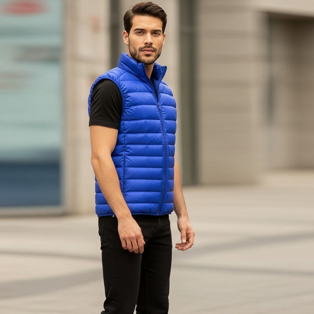 Men’s Quilted Bodywarmer Vest Ultra Light Design