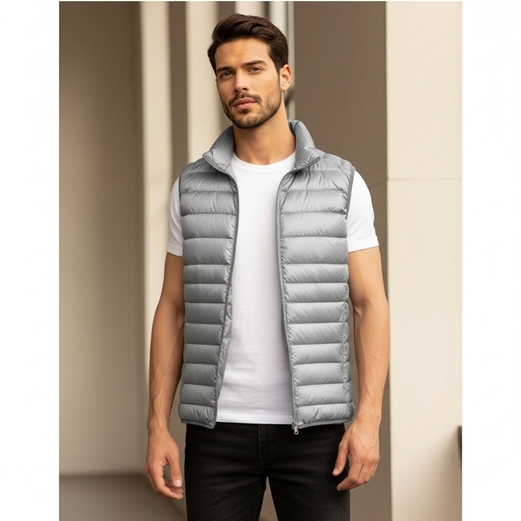 Men’s Quilted Bodywarmer Vest Ultra Light Design