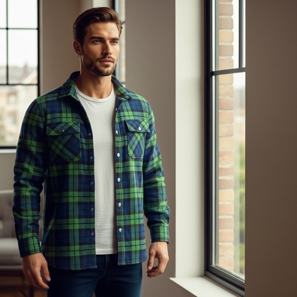 Men’s Insulated Jacket Warm Coat For Cold Weather