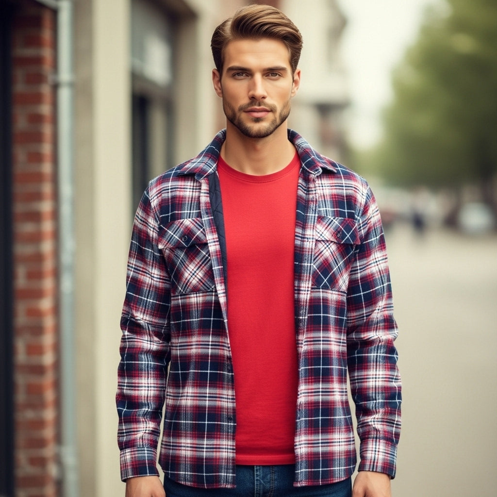 Men’s Insulated Jacket Warm Coat For Cold Weather