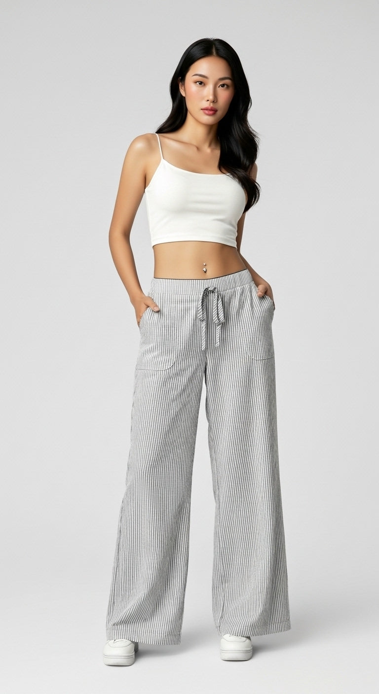 Women’s Wide Leg Trousers Chic Loose Fit