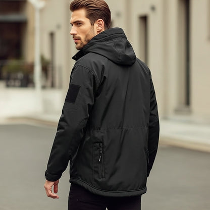Men’s Outdoor Set Fleece Lined Hooded Jacket and Pants