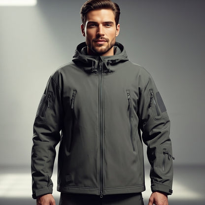Men’s Outdoor Set Fleece Lined Hooded Jacket and Pants