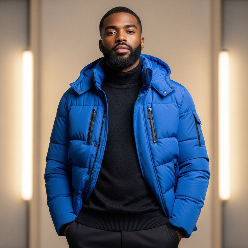 Men’s Hooded Winter Puffer Jacket