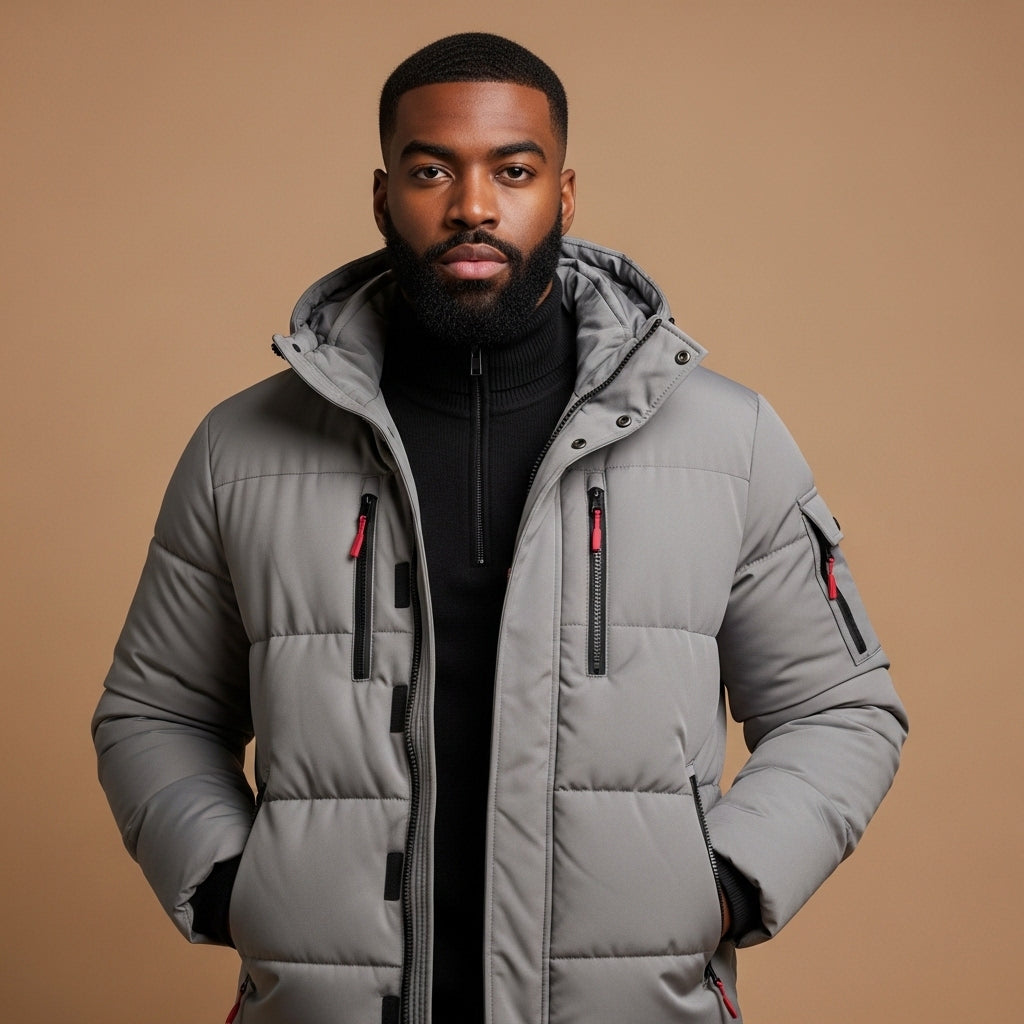 Men’s Hooded Winter Puffer Jacket
