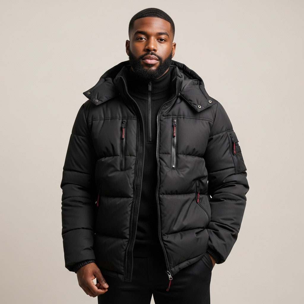 Men’s Hooded Winter Puffer Jacket