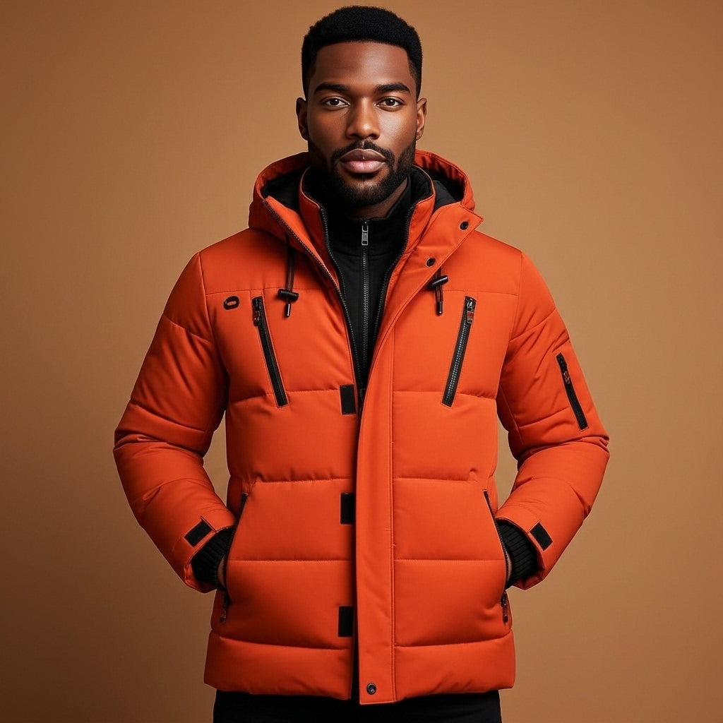 Men’s Hooded Winter Puffer Jacket