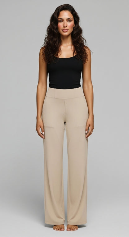 Women’s Stretch Pants Slim Fit Elastic Waist