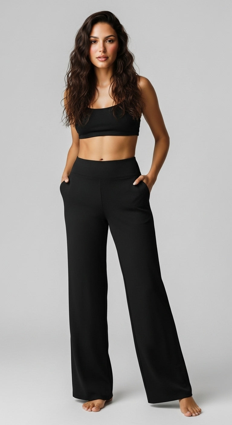 Women’s Stretch Pants Slim Fit Elastic Waist