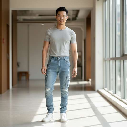 Men’s Slim Fit Cargo Pants Urban Style