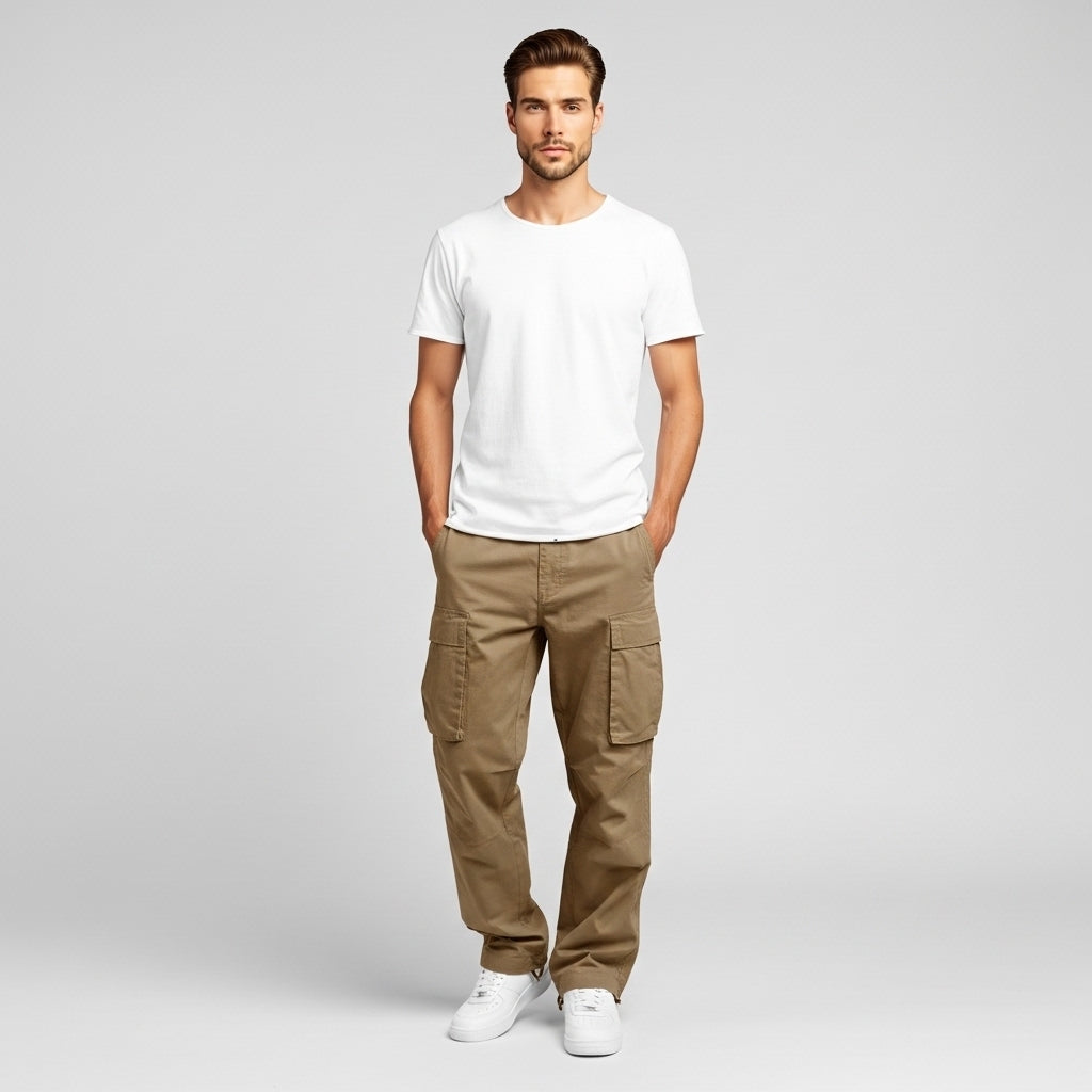 Men’s Cargo Pants With Side Pockets