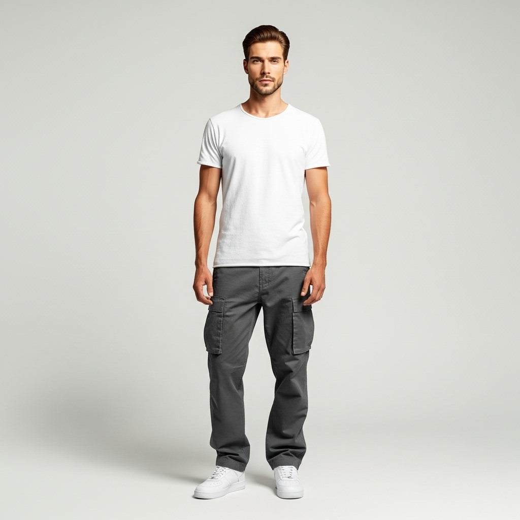 Men’s Cargo Pants With Side Pockets