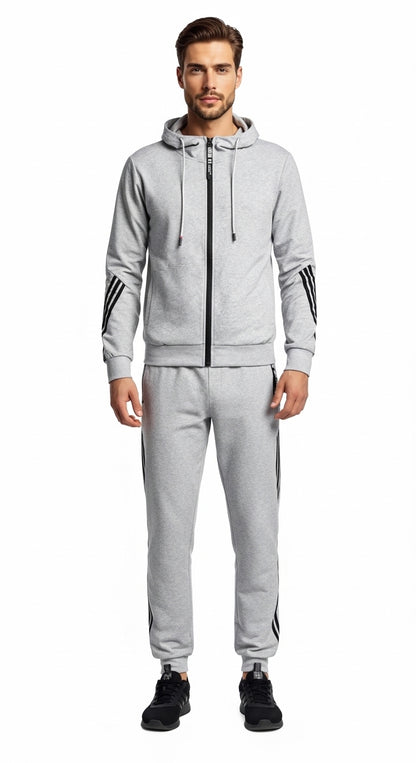 Men’s Tracksuit Set Slim Fit Sportwear Two Piece