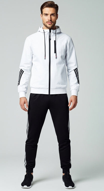 Men’s Tracksuit Set Slim Fit Sportwear Two Piece
