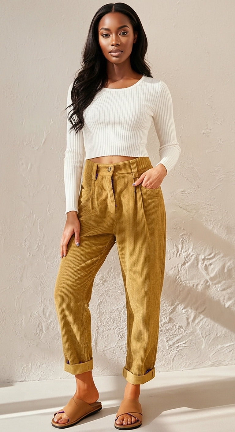 Women's High-Waist Pants