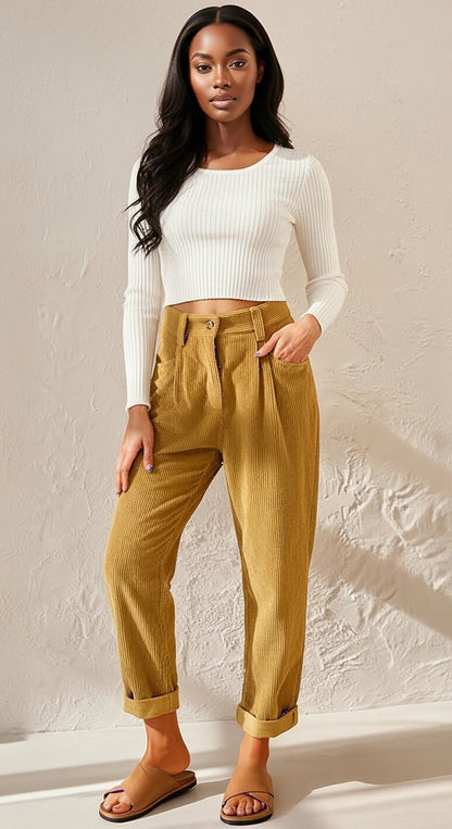 Women's High-Waist Pants